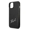 Чохол Karl Lagerfeld Signature Logo Cardslot для iPhone 14 | 13 Black (KLHCP14SCSSK)