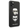 Чохол Karl Lagerfeld Saffiano Karl & Choupette Head для iPhone 11 Pro Max Black (KLHCN65SAKICKCBK)
