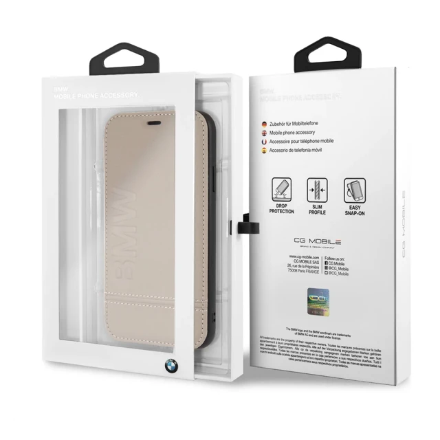 Чохол BMW для iPhone XR Signature Taupe (BMFLBKI61LLST)