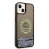 Чохол Karl Lagerfeld Liquid Glitter RSG для iPhone 14 | 13 Black (KLHCP14SLCRSGRK)