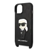 Чохол Karl Lagerfeld Monogram Ikonik Patch для iPhone 14 | 13 Black (KLHCP14SSTKMK)