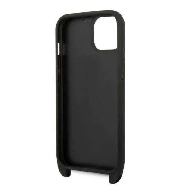 Чохол Karl Lagerfeld Monogram Ikonik Patch для iPhone 14 | 13 Black (KLHCP14SSTKMK)