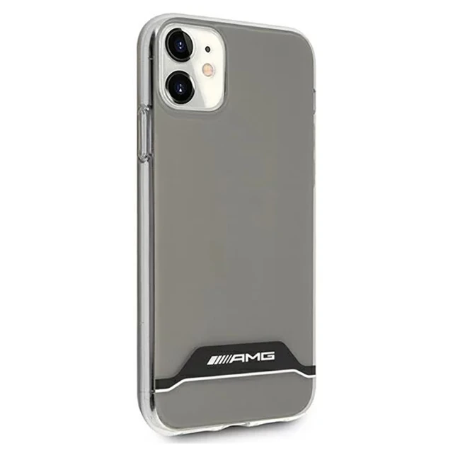 Чохол Mercedes для iPhone 11 Electroplate Horizontal Black/White (AMHCN61TCBW)