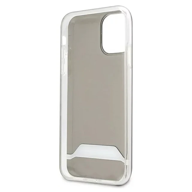 Чохол Mercedes для iPhone 11 Electroplate Horizontal Black/White (AMHCN61TCBW)