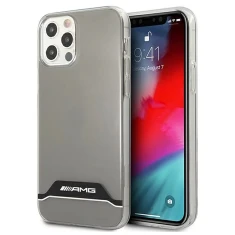 Чохол Mercedes для iPhone 12 | 12 Pro Electroplate Horizontal Black/White (AMHCP12MTCBW)