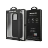 Чохол Mercedes для iPhone 13 | 13 Pro Leather Hot Stamped Black (AMHCP13LDOLBK)