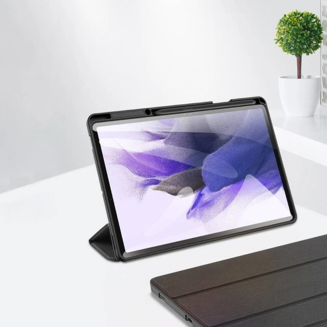 Чохол Dux Ducis Domo Tablet Cover with Multi-angle Stand and Smart Sleep для Samsung Galaxy Tab S7 FE | S7 Plus | S8 Plus Black (6934913042557)