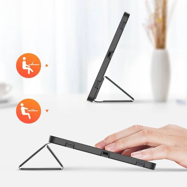 Чохол Dux Ducis Domo Tablet Cover with Multi-angle Stand and Smart Sleep для Samsung Galaxy Tab S7 FE | S7 Plus | S8 Plus Black (6934913042557)