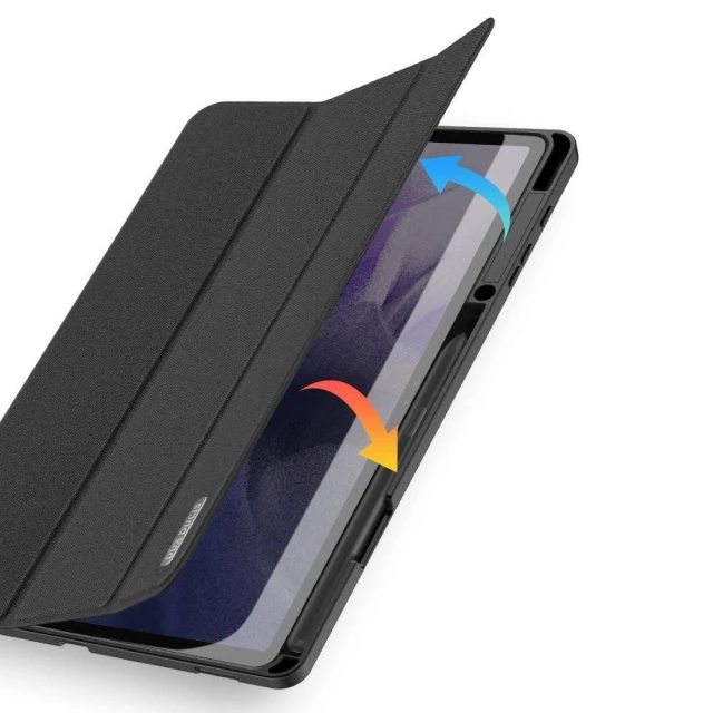Чохол Dux Ducis Domo Tablet Cover with Multi-angle Stand and Smart Sleep для Samsung Galaxy Tab S7 FE | S7 Plus | S8 Plus Black (6934913042557)