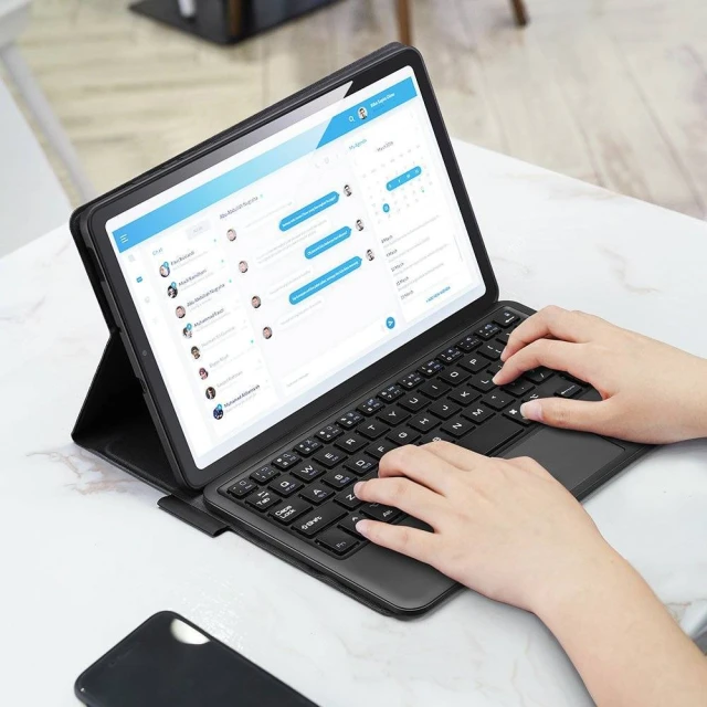 Чохол-клавіатура Dux Ducis Touchpad Keyboard Case для Samsung Galaxy Tab S6 Lite Black (6934913051863)
