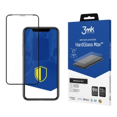 Захисне скло 3mk HardGlass Max для iPhone 11 Pro Max/XS Max Black (5903108036825)