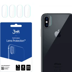 Защитное стекло 3mk для камеры iPhone XS Lens Protection (4 pack) Transparent (5903108105590)