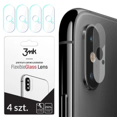Захисне скло 3mk для камери iPhone X Lens Protection (4 pack) Transparent (5903108105606)