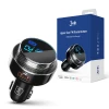 Автомобільний зарядний пристрій 3mk Universal Hyper Car FM Transmitter 20W USB-A/MicroSD Black (5903108464581)