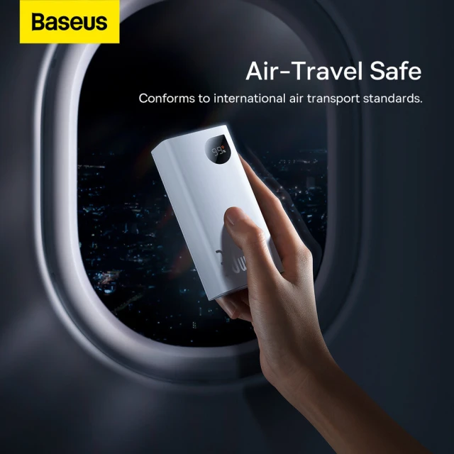 Портативний зарядний пристрій Baseus Adaman2 with Digital Display 10000 mAh 30W White (PPAD080002)