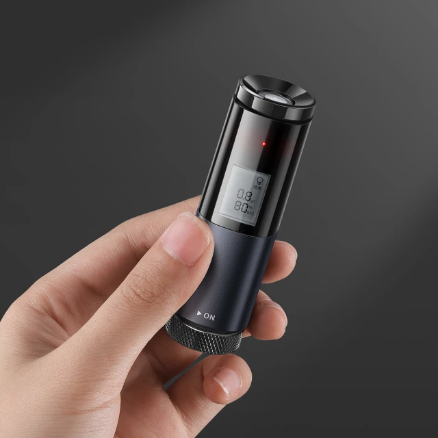 Електронний алкотестер Baseus with LCD Black (CRCX-01)