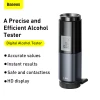 Електронний алкотестер Baseus with LCD Black (CRCX-01)