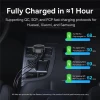 Автомобільний зарядний пристрій Baseus Enjoyment Pro USB-C with Lightning Cable 60W Black (C00057803111-00)