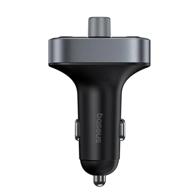 Автомобильное зарядное устройство Baseus FM Transmiter S-09 Pro Black (C10762200113-00)