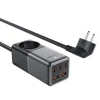 Сетевой удлинитель Acefast Z2 GaN 3x USB-C | 2x USB-A PD 75W Black (Z2)