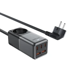 Сетевой удлинитель Acefast Z2 GaN 3x USB-C | 2x USB-A PD 75W Black (Z2)