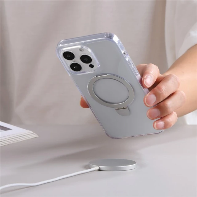 Чохол Joyroom JR-BP004 для iPhone 15 Pro Max Transparent with MagSafe (JR-BP004 iP 15 Pro M)