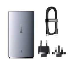 Мережевий зарядний пристрій Baseus GaN5 Pro Ultra-Slim 65W USB-C | USB-A (CCGP150113)