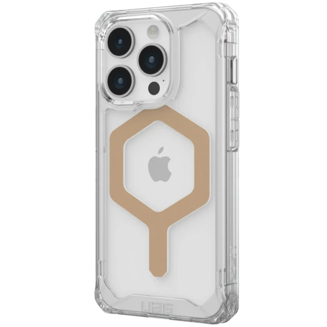Чохол UAG Plyo для iPhone 15 Pro Ice Gold with MagSafe (114286114381)