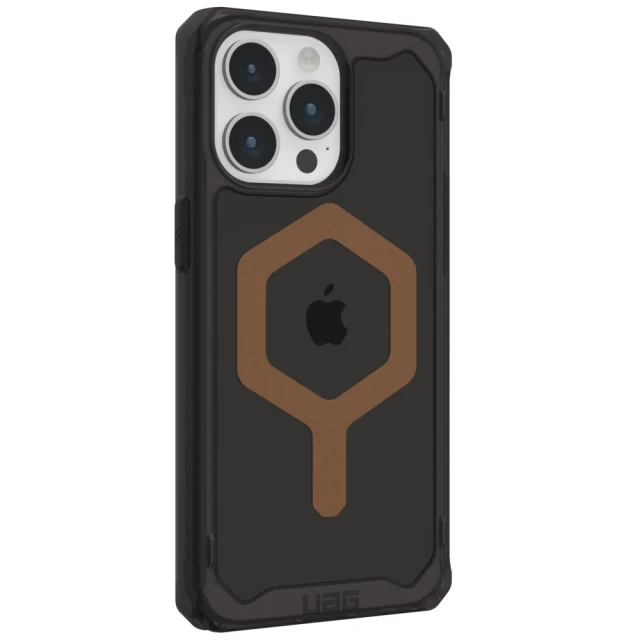 Чохол UAG Plyo для iPhone 15 Pro Max Black Bronze with MagSafe (114305114085)