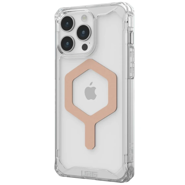 Чохол UAG Plyo для iPhone 15 Pro Max Ice Rose Gold with MagSafe (114305114348)