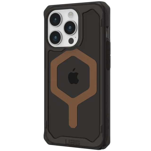 Чохол UAG Plyo для iPhone 15 Pro Black Bronze with MagSafe (114286114085)