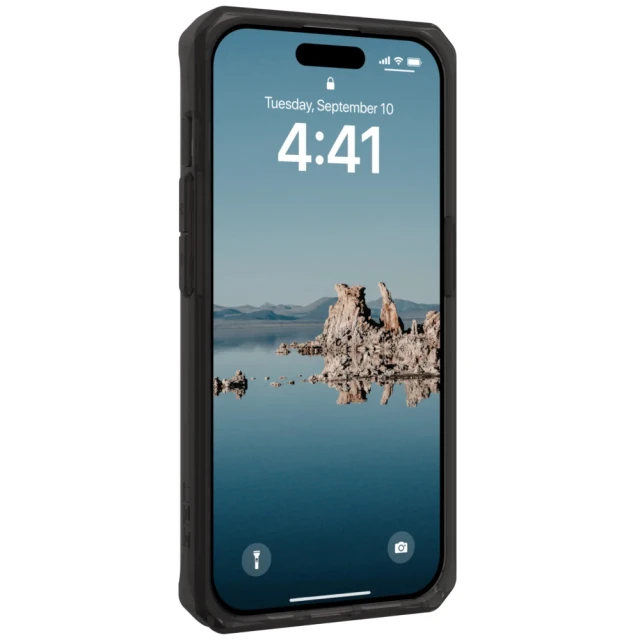 Чохол UAG Plyo для iPhone 15 Pro Black Bronze with MagSafe (114286114085)