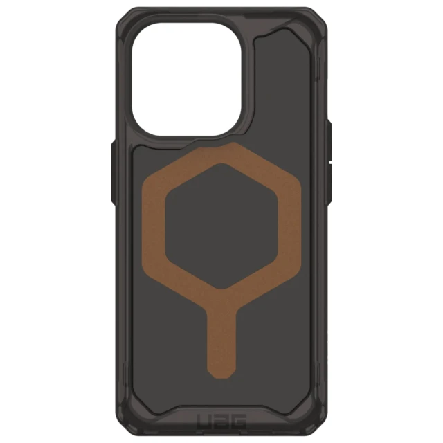 Чохол UAG Plyo для iPhone 15 Pro Black Bronze with MagSafe (114286114085)