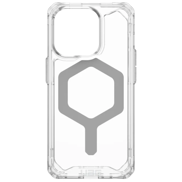 Чохол UAG Plyo для iPhone 15 Pro Ice Silver with MagSafe (114286114333)