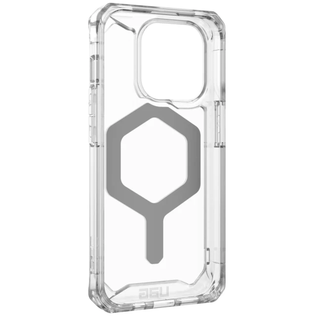 Чохол UAG Plyo для iPhone 15 Pro Ice Silver with MagSafe (114286114333)
