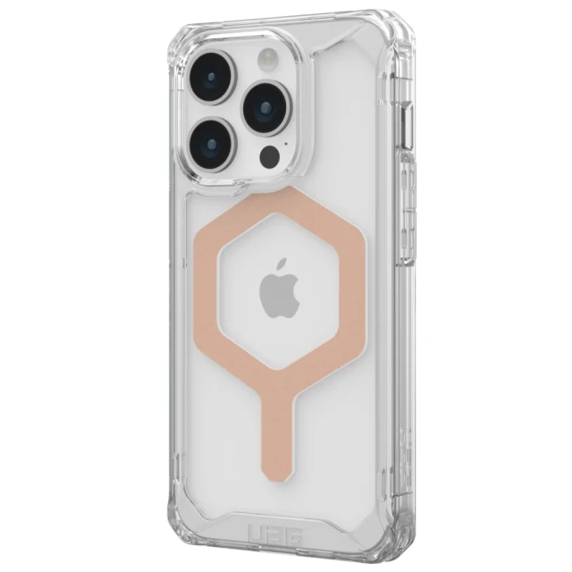Чохол UAG Plyo для iPhone 15 Pro Ice Rose Gold with MagSafe (114286114348)