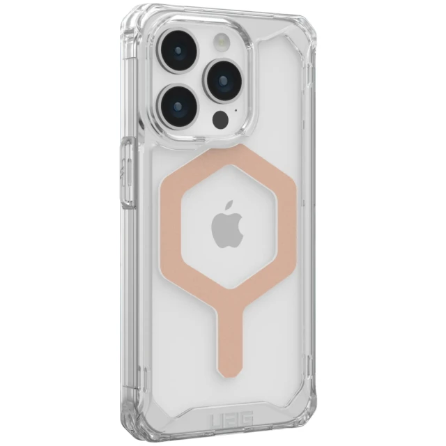 Чохол UAG Plyo для iPhone 15 Pro Ice Rose Gold with MagSafe (114286114348)
