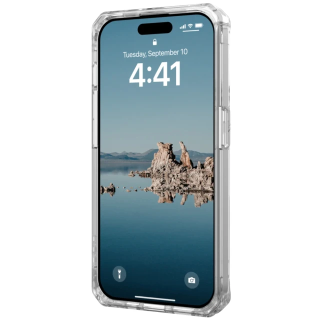 Чохол UAG Plyo для iPhone 15 Pro Ice Rose Gold with MagSafe (114286114348)