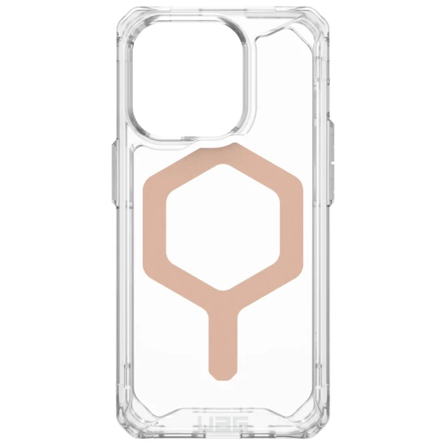 Чохол UAG Plyo для iPhone 15 Pro Ice Rose Gold with MagSafe (114286114348)
