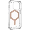 Чохол UAG Plyo для iPhone 15 Pro Ice Rose Gold with MagSafe (114286114348)