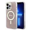 Чохол Guess IML 4G для iPhone 15 Pro Pink with MagSafe (GUHMP15LH4STP)