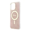 Чохол Guess IML 4G для iPhone 15 Pro Pink with MagSafe (GUHMP15LH4STP)