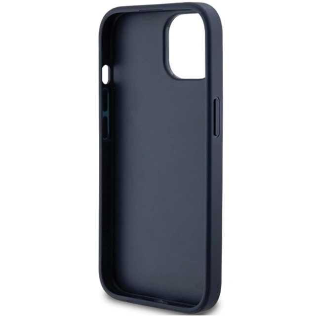 Чохол Guess 4G Triangle Metal Logo для iPhone 15 Plus | 14 Plus Blue (GUHCP15MPG4GPB)