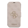 Чохол-книжка Guess 4G Metal Logo для iPhone 15 Pro Max Pink (GUBKP15X4GMGPI)