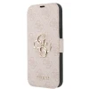 Чохол-книжка Guess 4G Metal Logo для iPhone 15 | 14 | 13 Pink (GUBKP15S4GMGPI)