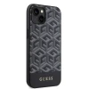 Чохол Guess GCube Stripes для iPhone 15 | 14 | 13 Black with MagSafe (GUHMP15SHGCFSEK)