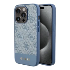 Чохол Guess 4G Stripe Collection для iPhone 15 Pro Blue (GUHCP15LG4GLBL)