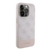 Чохол Guess 4G Stripe Collection для iPhone 15 Pro Pink (GUHCP15LG4GLPI)