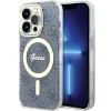 Чехол Guess IML 4G для iPhone 15 Pro Blue with MagSafe (GUHMP15LH4STB)