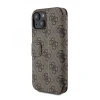 Чохол-книжка Guess 4G Metal Logo для iPhone 15 | 14 | 13 Brown (GUBKP15S4GMGBR)